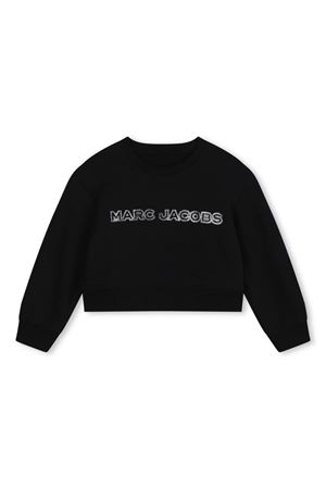 black cotton sweatshirt MARC JACOBS KIDS | W6026309B